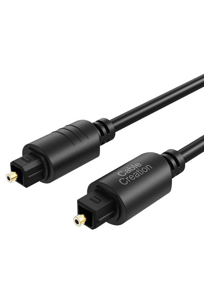 GENERAL كابل صوت بصري رقمي من CableCreation بطول 12 قدم، كابل بصري من نوع Tos...