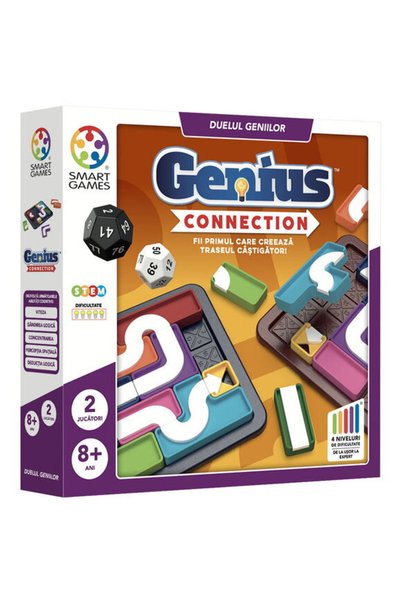 Smart Games Παιχνίδι λογικής - Genius Connection, 8+ ετών, Ρουμανική γλώσσα