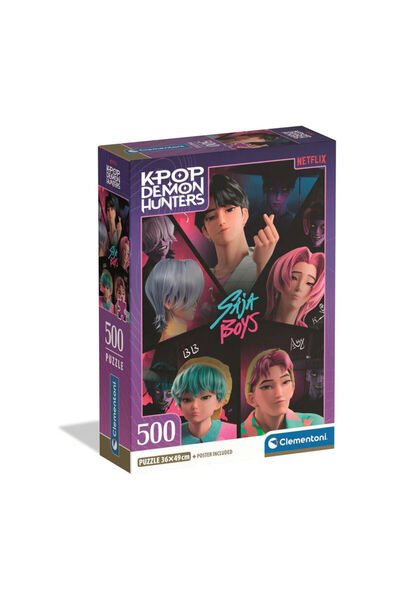 Huntrix Kpop Κυνηγοί Δαιμόνων παζλ 500 τεμάχια 50x70 εκ.