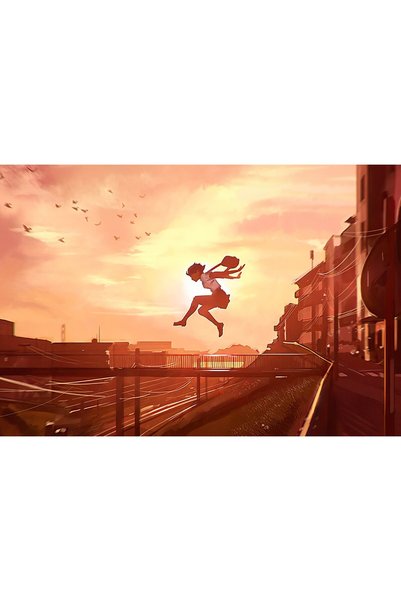 OEM Poster Anime Girl In Joy 4k, 61x90 cm, poster13125