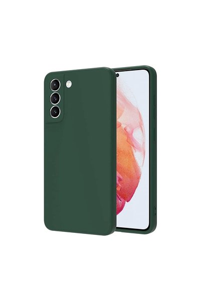 OEM Husă compatibila cu Samsung S21 5G Liquid Silicone, Protecție Antișoc, Verde