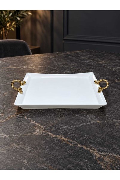 Buldem Presentable Gold Handle Tray