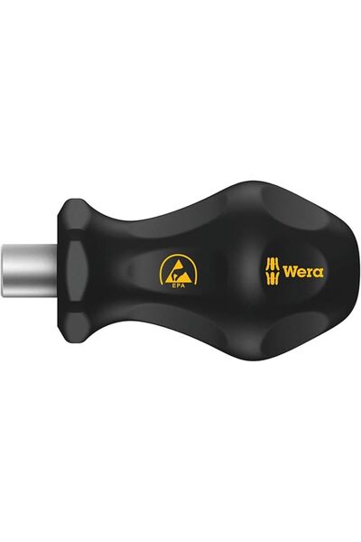wera 05051273001 مفك براغي كرافت فورم ESD 813 R سداسي الشكل، غير مغناطيسي، رأ...