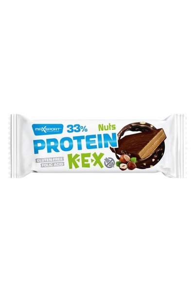 MAX SPORT Waffle proteic, Amandă, Fără gluten, 40g