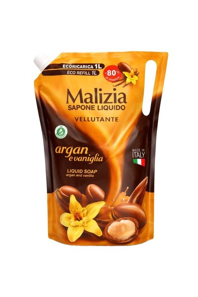 Generic Brand Течен сапун Malizia, 1 л, пълнител с арганово масло