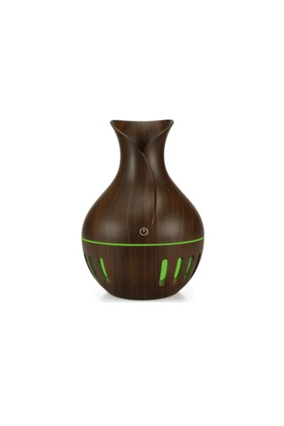 OEM Aromatherapy diffuser and humidifier, 130 ml, with LED lights, dark brown