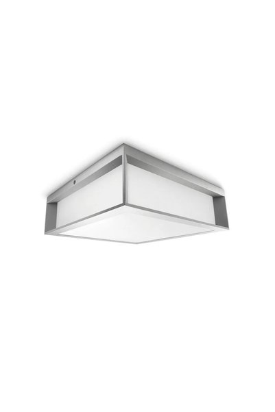 Philips Aplică SKIES, 2 x E27, 42 W, 260 x 260 x 81 mm, IP44, gri