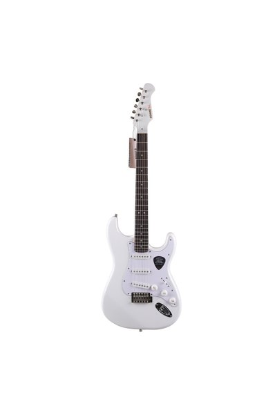 Donner DST Seeker Deluxe SSS Elektro Gitar (Beyaz)