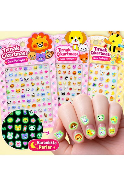 EDELFU Telefon Kamera, Tırnak Stickerı Kabartmalı Minik Yapışkanlı Fosforlu Sticker (Cımbızlı) (5D) (1 Minik Sayfa) (iPhone)