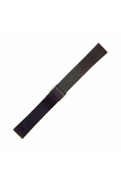 KOSTELO Μεταλλικό Βραχιόλι Μαύρο 18mm