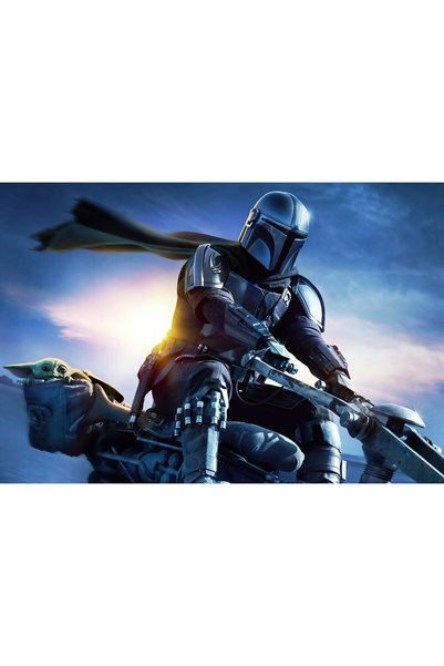 OEM Αφίσα Ο Μανταλοριανός Σεζόν 2 Γιόντα 4k, 61x90 εκ., poster13328