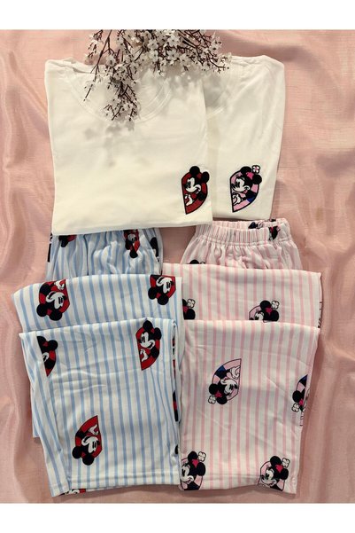 MH Moony Homewears بيجامة نسائية ميني لعيد الميلاد وعيد الحب (بيجامة للزوجين)...