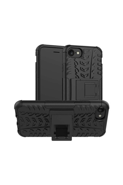 OEM Husă Defender Model 3 cu Suport pentru Apple iPhone X, Antișoc, Negru