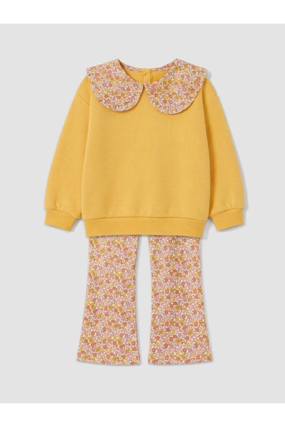 LC Waikiki Floral girl's thick set