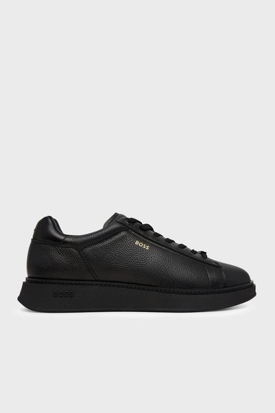 BOSS %100 Hakiki Deri Sneaker Ayakkabı Erkek AYAKKABI 50573560 005