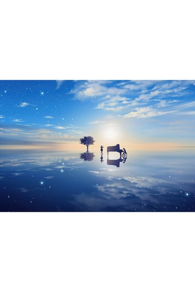 OEM Αφίσα Το Ψέμα σου τον Απρίλιο Άνιμε 4k, 61x90 εκ., poster14090