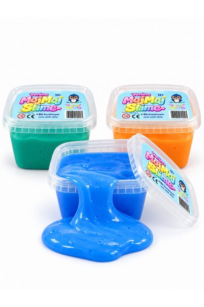 Kids Like Venino MojMoj 125 Gr Pastel Hazır Slime Slaym – Ele Yapışmayan, Boz...