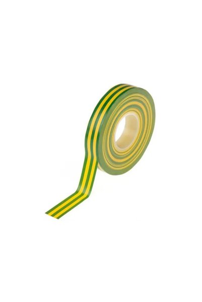 Elmot Bandă izolantă electrică Elmos GALBEN-VERDE PVC 0,13 mm x 19 mm x 20 m ...