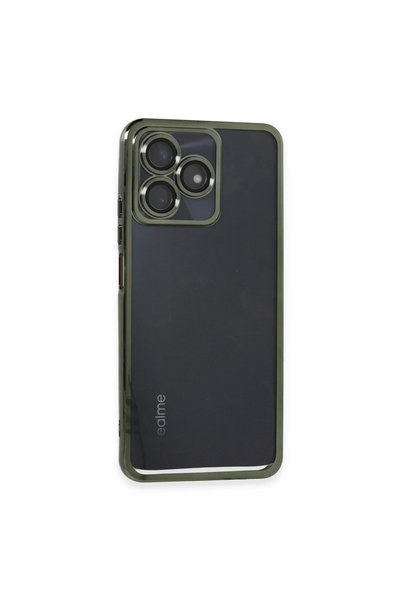 kumkumticaret Realme C53 Case Razer Lens Silicone - Green