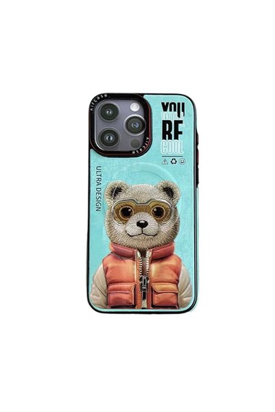 kumkumticaret Joko Apple iPhone 14 Pro Fun Magsafe Cover - Turquoise