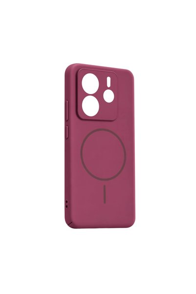kumkumticaret غطاء Xiaomi Redmi Note 14 4G Mika PC Magsafe - بوردو