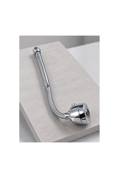 kumkumticaret Adjustable Faucet Head Sink Extension Device with Flexible Spir...
