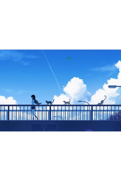 OEM Poster Pod Pedonal cu Fată Anime 4k, 61x90 cm, poster14564