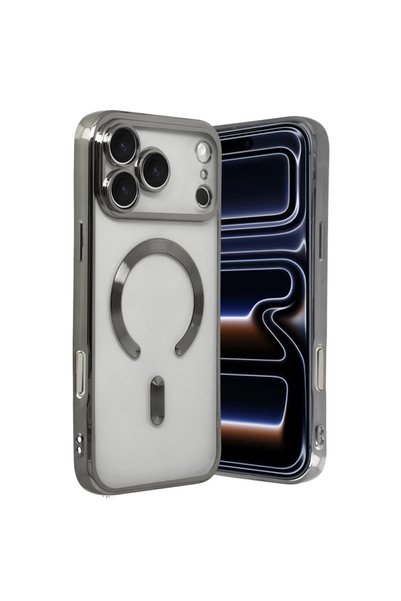 kumkumticaret Apple iPhone 17 Pro Kross Magneticsafe Case - Titan Gray