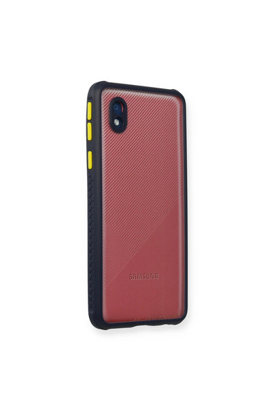 kumkumticaret Samsung Galaxy A01 Core Case Miami Transparent Silicone - Navy ...