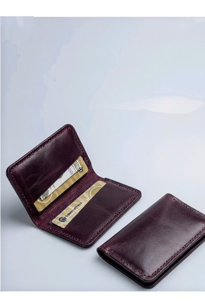 OMAYtr Genuine Leather Accordion Fold Wallet & Card Holder for Men/Women