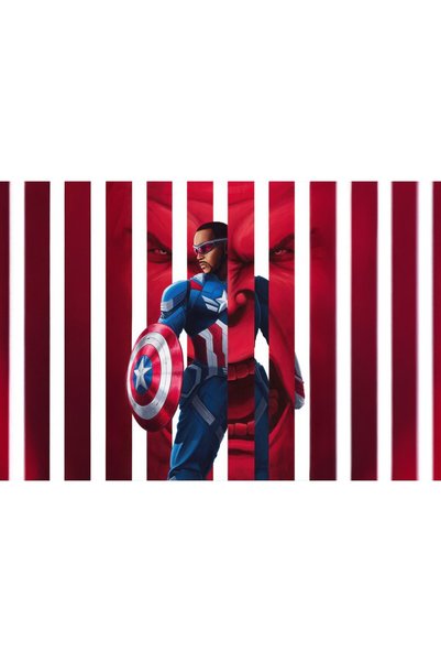 OEM Poster Captain America Vs Red Hulk, 61x90 cm, poster16421