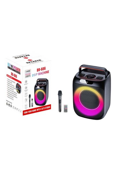 Rolinger Oems ΦΟΡΗΤΟ ΗΧΕΙΟ ΜΕ ΜΙΚΡΟΦΩΝΟ & ΤΗΛΕΧΕΙΡΙΣΤΗΡΙΟ DR-606