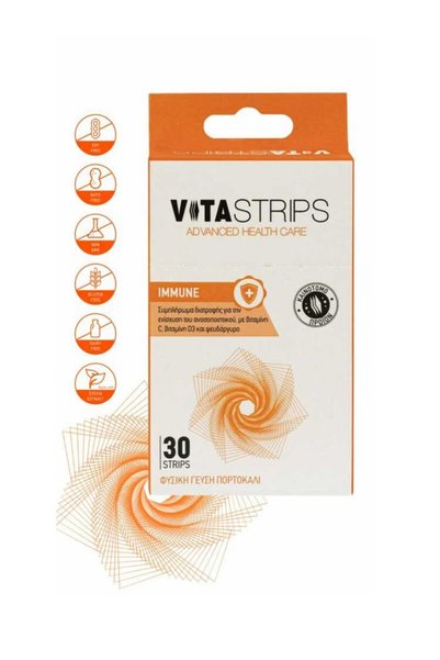 ThinSol Βιταστριπς Ανοσοποιητικά (Immune) Πορτοκάλι 30 ταινίες