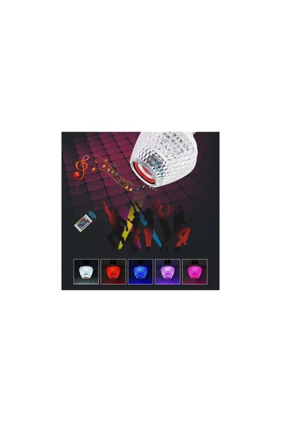 Rolinger Oems LED ΛΑΜΠΑ/ΗΧΕΙΟ ΜΕ RGB ΦΩΤΙΣΜΟ ZJD-1247