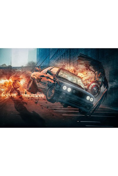 OEM Poster Captain America Lumea Nouă Curajoasă Scutul Speranței, 61x90 cm, p...