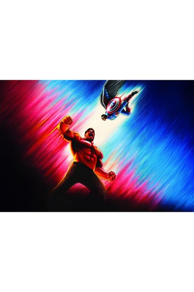 OEM Poster Ascensiunea lui Captain America X Hulk, 61x90 cm, poster15870