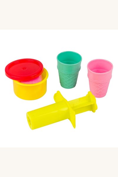 Comerivo Plastilina colorata pentru inghetata cu accesorii - set complet de j...