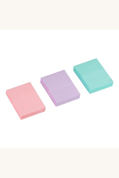 Comerivo Notite Adezive Mini Pastel pentru Birou - 300 File roz, lila, verde