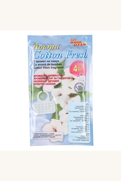 Comerivo Set 4 umerase odorizante aroma Cotton Fresh pentru dulap si sertar