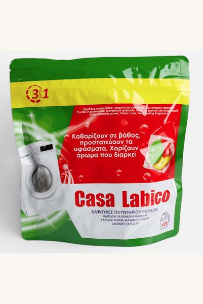 Comerivo Capsule spalare rufe 3in1 cu tehnologie activa, set 25 bucati