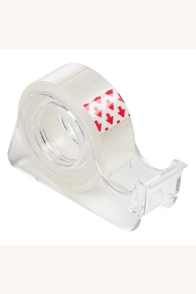 Comerivo Dispenser banda adeziva transparent, 10m x 15mm, cu banda inclusa