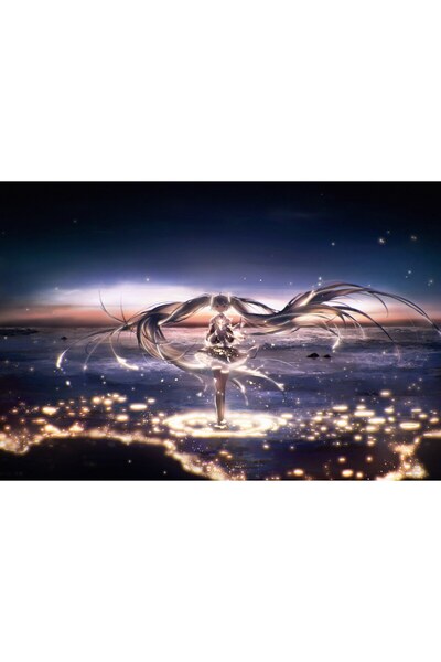 OEM Αφίσα 4k Hatsune Miku Vocaloid Anime, 61x90 εκ., poster18608