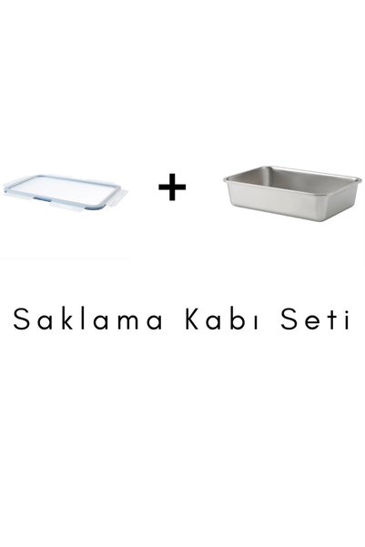 IKEA مجموعة حاويات تخزين 365+ غطاء حاوية تخزين، بلاستيك، مستطيل كبير الحجم + ...
