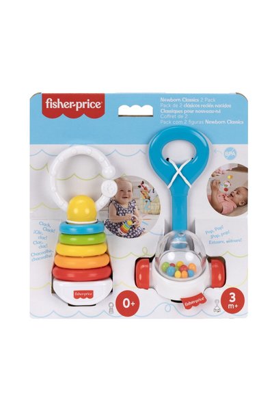 FISHER PRICE Set 2 jucării pentru bebeluși