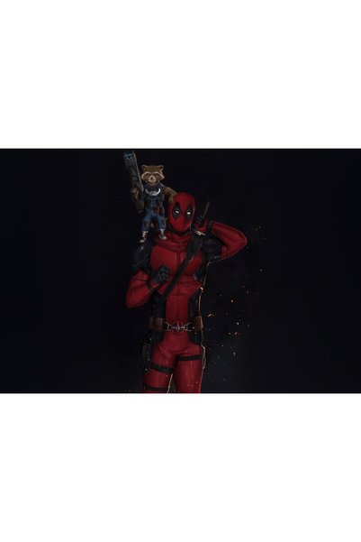 OEM Poster Deadpool X Rocket Unstoppable, 61x90 cm, poster20005