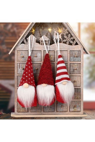 GGEROU Christmas Ornaments Hanging Gnome Christmas Decorations, Christmas Dec...