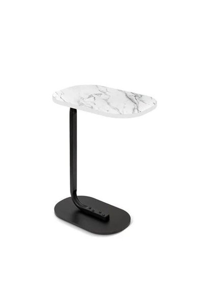 Mkats Home side table for small spaces, sofa side table, small coffee table
