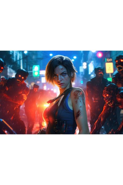 OEM Poster Resident Evil 4 Jill Valentine Artă 4K, 61x90 cm, poster20352