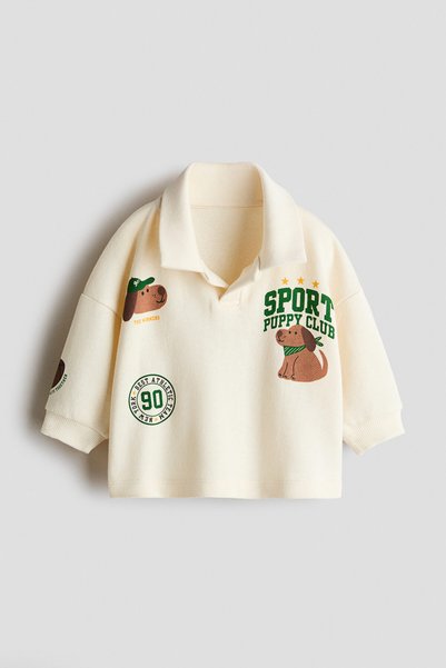 H&M Baskı Motifli Rugby Üstü