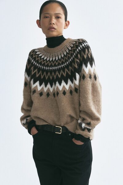 H&M Oversize Jakarlı Triko Kazak